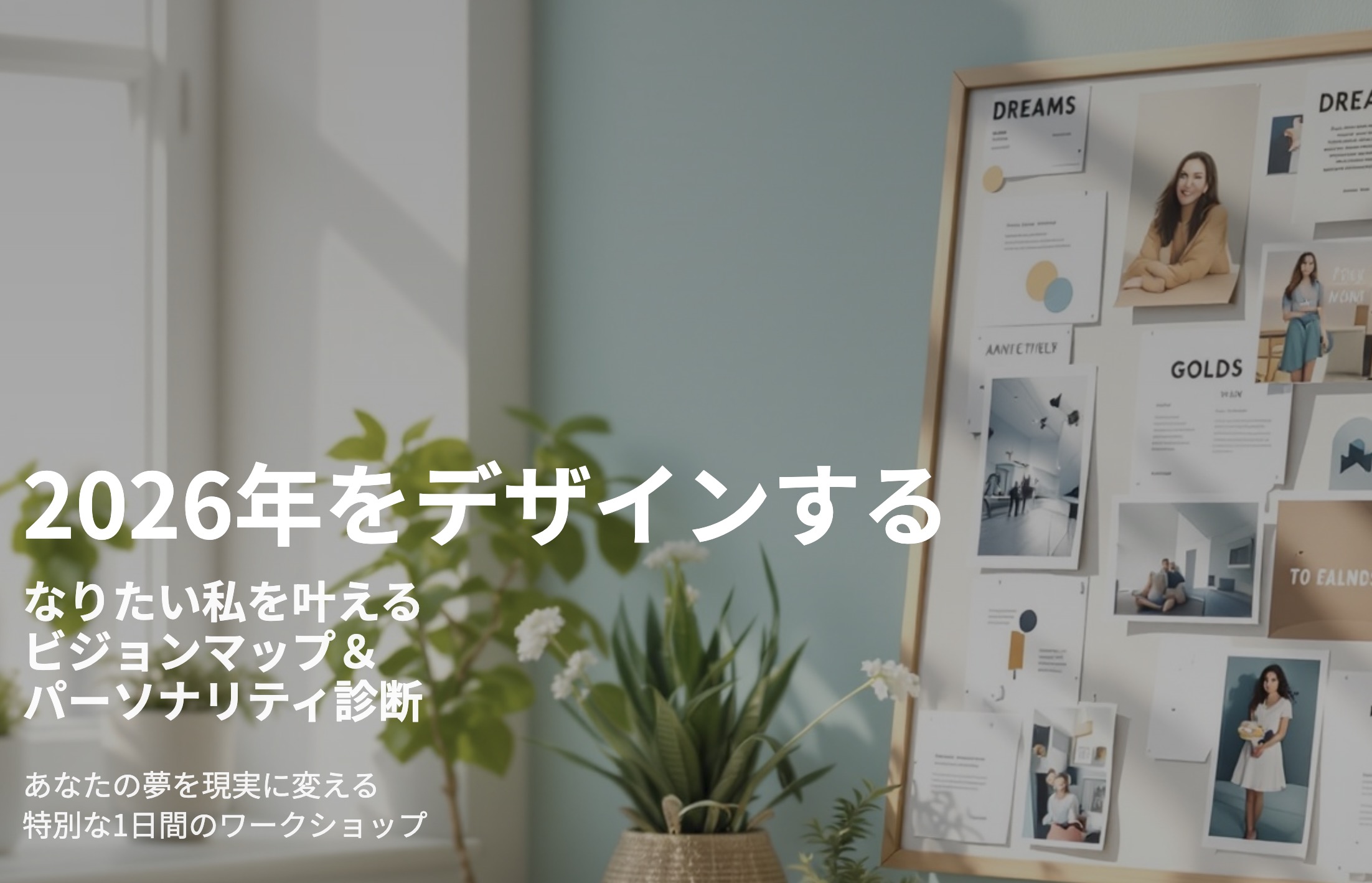 2026年をデザインする なりたい私を叶える ビジョンマップ＆ パーソナリティ診断